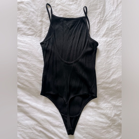 Black Wilfred bodysuit with low cut back. - Picture 2 of 3